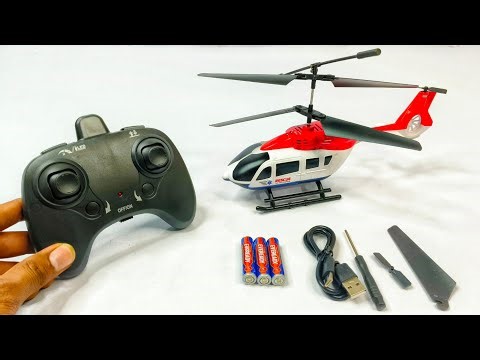 RC Rescue Helicopter Unboxing in Testing. Coast Guard Rescue Helicopter Testing