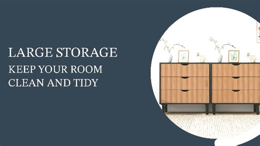 Watch Fluted 3 Drawers Dresser on Amazon Live