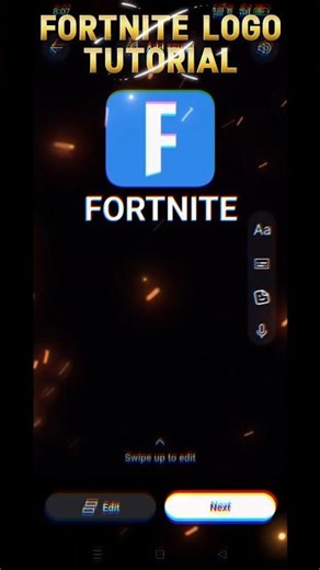Fortnite Logo 🔥 #tutorial #trending #trendingshorts #shortvideo #shorts #shortsfeed #youtubeshorts