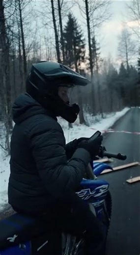 Je filais sur la route forestière… jusqu’à tomber sur un piège caché #Sécurité#Prudence#Moto