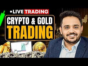 Live Crypto & Gold Analysis and trading || #btc #crypto #gold #forex