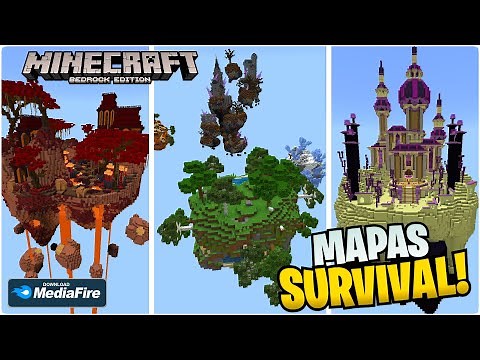🔔 MAPAS DE SUPERVIVENCIA para Minecraft Bedrock 1.19 | Multijugador | TOP 5 | StardewGaming ✅