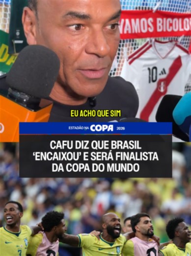 Cafu diz que Brasil ‘encaixou’ e será finalista da Copa do Mundo. Capitão do penta vê evolução da seleção após classificação às oitavas. #estadao #futebol #copa2026