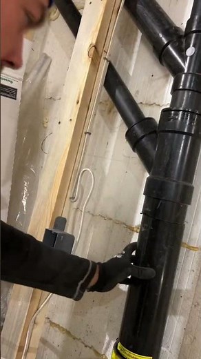 How to install ABS plumbing expansion joint #plumbing#diy