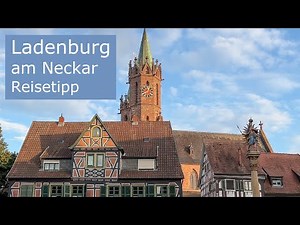 Ladenburg am Neckar - denkmalgeschützte Altstadt - Reisetipp (4k)