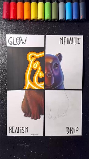 Capybara with Drip Style! ✍️✨🤩 What’s your Fav ! 🤔 #capybara | Art Cute