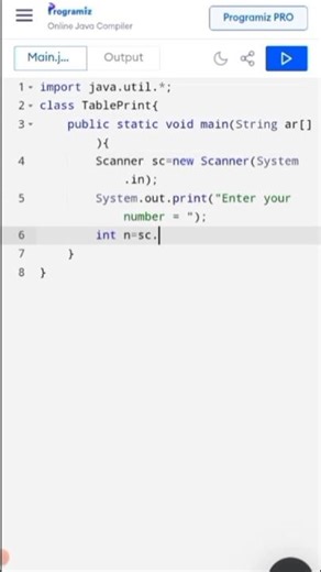 table print in java program #javascript #java #code #reel #programmer #expose
