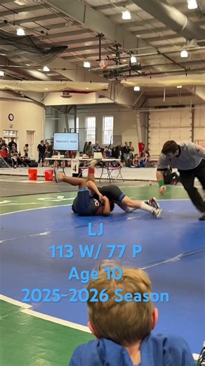 LJ wrestling 113th WIN/ 77th PIN 1/3/26 St. Chris Duals 🥇#2026 #wrestling #ljslok #reels