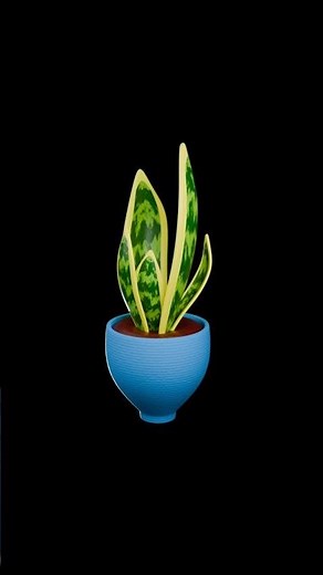 Make a Cute 3D Plant Under 1 Minute