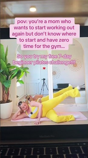 Join my NEW 7-day beginner pilates challenge 🔗lN Bl0 (it’s free & perf for when your babies nap!)
