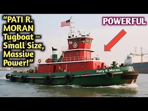 “Inside the Mighty PATI R. MORAN – The Tugboat That Moves Giants”