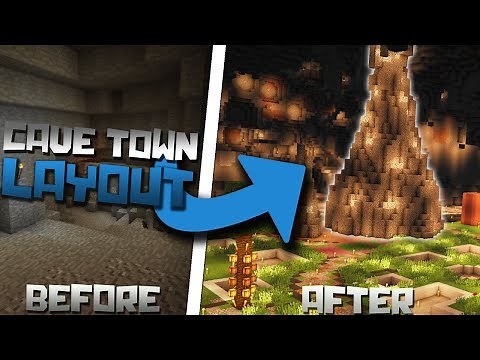 How to Transform a Cave into a Town in Minecraft Survival