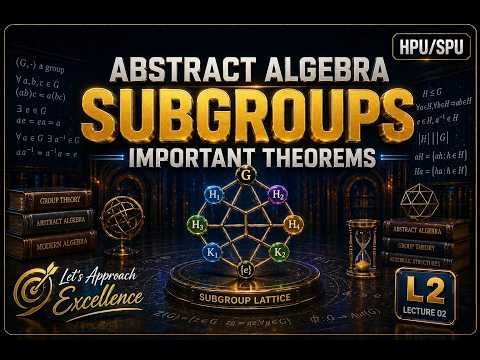 Unlock Subgroups: Center is subgroup Theorem + Union Condition Explained! L-2 #subgroups #algebra 