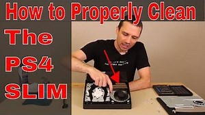 PS4 slim cleaning is not as difficult as it is in the earlier versions of the PS4. One of the main differences is that with the slim you can actually get to the fan and the heat sink without even removing the warranty sticker. The top cover has to come off, then the power supply needs to be loosened and a metal plate needs to be removed. After that you have easy access to the fan as well as the heat sink for cleaning. Dusting the PS4 is easily done using a dusting brush and some canned air or a 