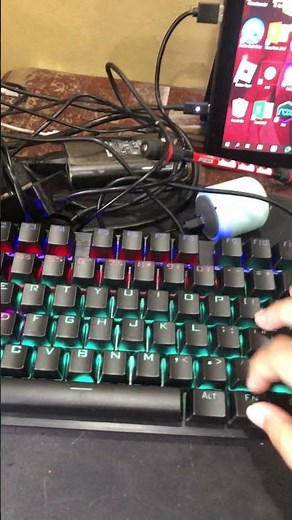 How to change color gk100f keyboard if you want this key board is in my comment