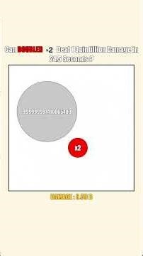 Can Doubler Deal 1 Quintillion Damage in 60 Seconds ? #simulation #physics #satisfyingvideos #math