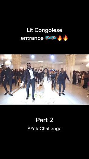 Lit Congolese wedding entrance 🇨🇩🔥 Part 2 #wedding #yelechallenge #congo