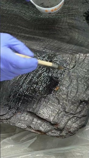 How to seal burned wood for woodwork