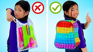 1.1M views · 8.9K reactions | Emma gives up her cool new  backpack so she can get some school supplies for Ellie 殺. The kids learn about good behavior and how to be a good kid.  https://mobileapp.toysandcolors.com/D2ul/FB01  #pretendplay #forkids #videoforkids #youtubekidschannel #toysandcolors #toysandcolorsapp #tckids #toysandcolorskids #backtoschool #backpack #kidsbackpack #goodkids #kidslearning #behavior | Toys and Colors | Facebook