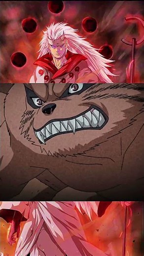 Madara Uchiha vs Kurama (Nine‑Tailed Fox) –