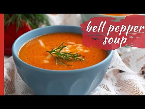 Roasted RED BELL PEPPER SOUP