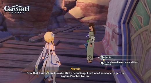 Genshin Impact Desert Bloom commission and hidden achievement guide