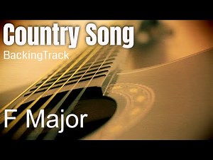 Cool Country Song Guitar Backing Track Jam In F Major