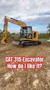 I am not 100% Sure what I think of the CAT 315 Excavator. #heavyequipment #excavator #caterpillar