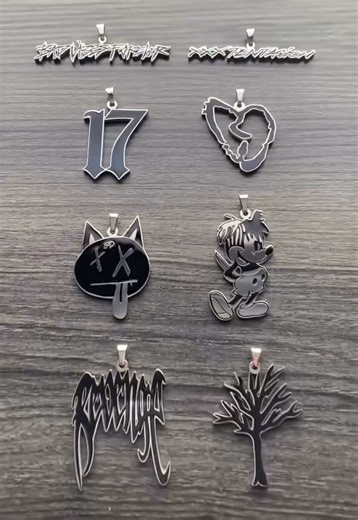 Stylish Black Chains Inspired by XXXTENTACION