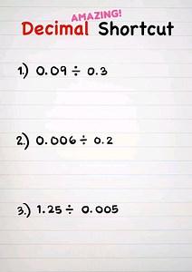 Amazing Dividing Decimal Trick That You Should Know❤️💯 #decimals #mathtrick #TeacherGon | Ako si Teacher Gon