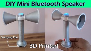 DIY Mini Bluetooth Speaker 3D Printed