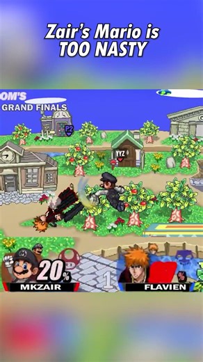 Zair's Mario is TOO NASTY #ssf2 #mario #supersmashflash2 #supersmashflash #supermario