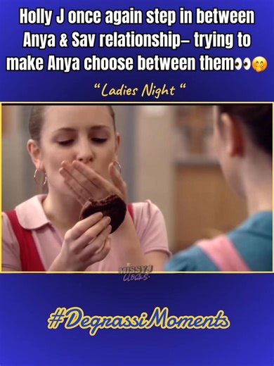 Degrassi The Next Generation : Season 7 Episode 18 - “ Ladies Night “ 📽️⌛️😬🫣 It’s Anya’s first year running the Free The Children Freedom Fast to promote education and health in Africa. 🤗 She has a lot to coordinate - which would be hard enough without meddling Holly J. Holly J is literally determined to make Anya choose between her and Sav. 😩 But when Anya tries to forge a friendship between her BF and her BFF by making them work together, her plan backfires. With the troops getting extrem