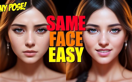 Stable Diffusion 让制作同一张脸更容易