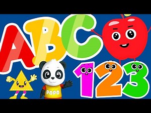 Learn ABC Phonics Shapes Numbers Colors | Preschool Learning Videos For 3 Year Olds | #kidsvideos
