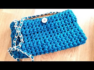 Bolso de Trapillo (totora) con Cadena paso a paso ¡Tutorial Día de la Madre!