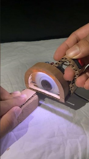 Build Your Own Circular Saw Cutter Machine with a DC Motor #dcmotor #tech #diy #youtubeshorts