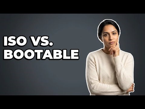 Is an ISO File the Same as Bootable USB Media?