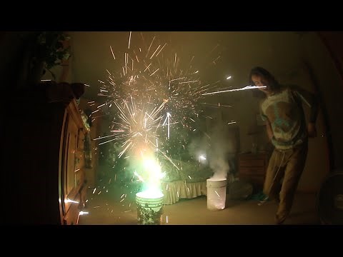 THE FIREWORK PRANK in MOMs ROOM!