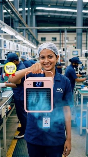 This Smart Mini AC is Crazy Powerful! 😳❄️ #gadgets #kitchengadgets #trending #shopping #short