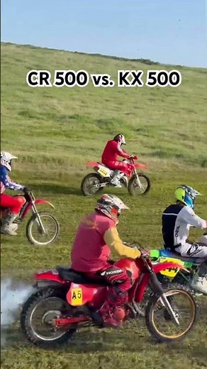 Honda CR 500 vs Kawasaki KX 500