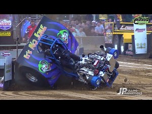 Tractor Pulling 2024: Wild Mini Rods pulling in Evansville, IN during Pro Pulling League action