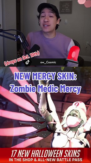 NEW MERCY SKIN JUST ANNOUNCED AND I LOVE HER • • Follow for more // Links in bio! • • #morepassion #overwatch #overwatch2 #mercy #mercymain #impmercy #grandmaster #top500 #valkyrie