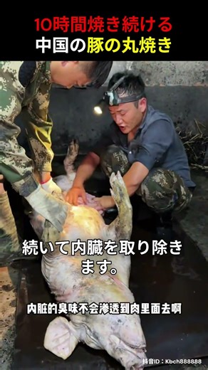 藁250kgで豚1頭を10時間焼く。保山の千年伝統料理が豪快すぎた #中国 #料理 #youtubeshorts #中国tiktok #雑学
