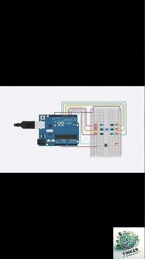 LED Dice Simulator with Arduino! #Shorts