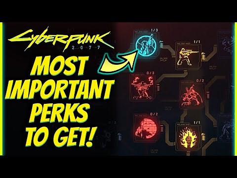 CYBERPUNK2077 | BEST RECOMMENDED PERKS FOR ALL BUILDS | Most Useful and Valuable Perks Guide
