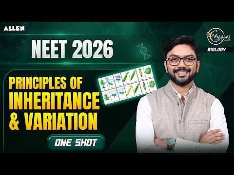 NEET 2026 Biology 🔥 Principles of Inheritance & Variation | One Shot Revision by Abhineet Sharma Sir