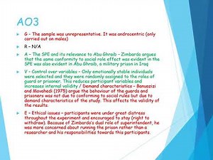 Social influence: Zimbardo's research