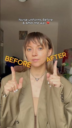 How nurse uniforms changed after the WW1 🙏 #history