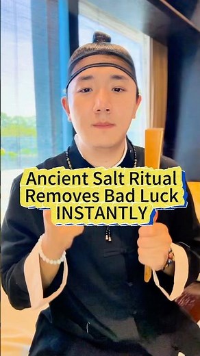Ancient Salt Ritual Removes Bad Luck INSTANTLY